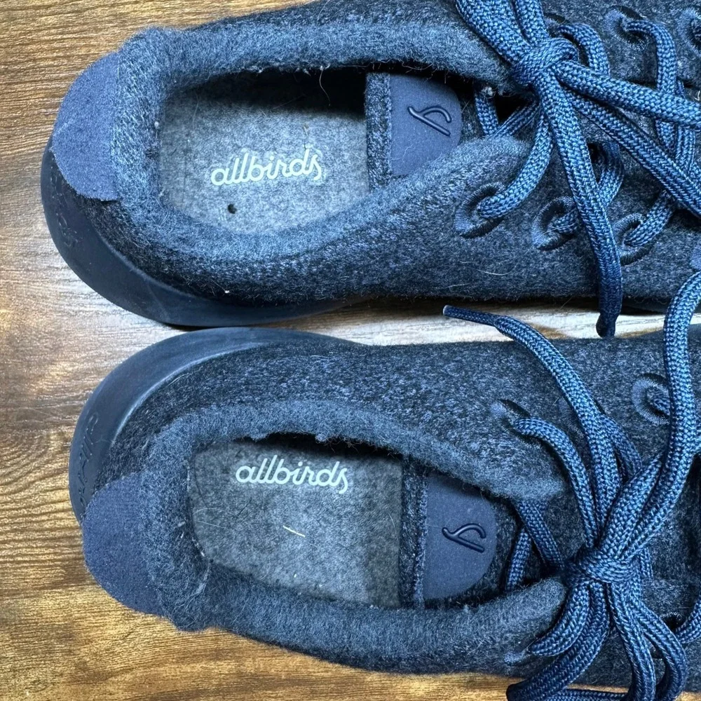 Allbirds Wool Runners Mens 11 Navy Blue Merino Wool Sneakers WR3MSVN110